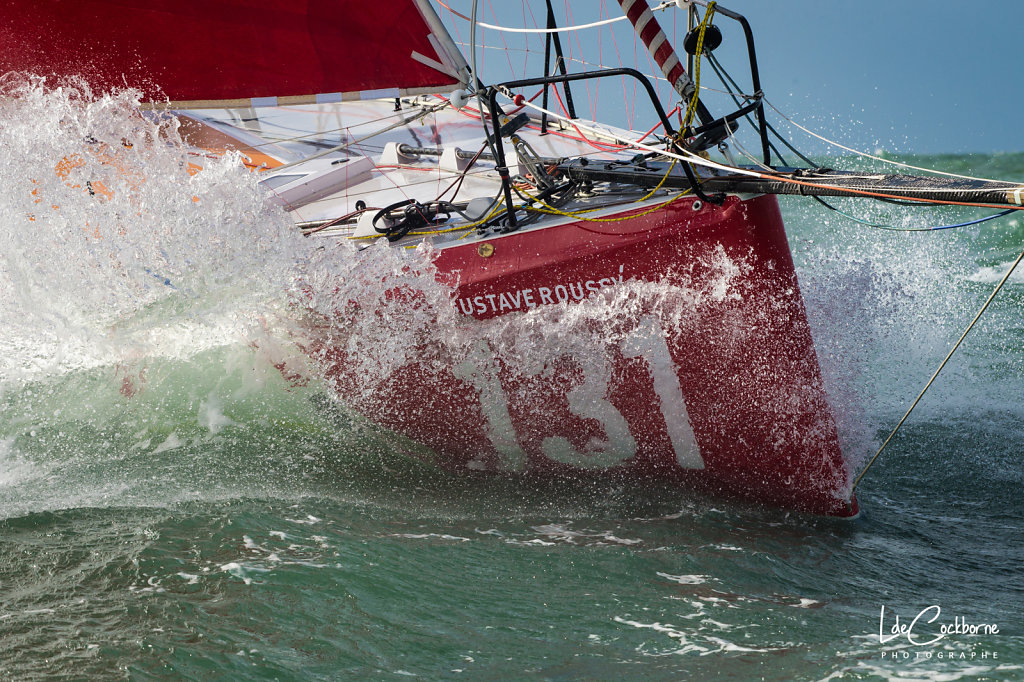 Départ de la Transat Jacques Vabre 2017. 